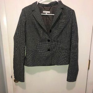 See By Chloe Wool Blend 3 Button Cropped Blazer Jacket Women's US SZ 8